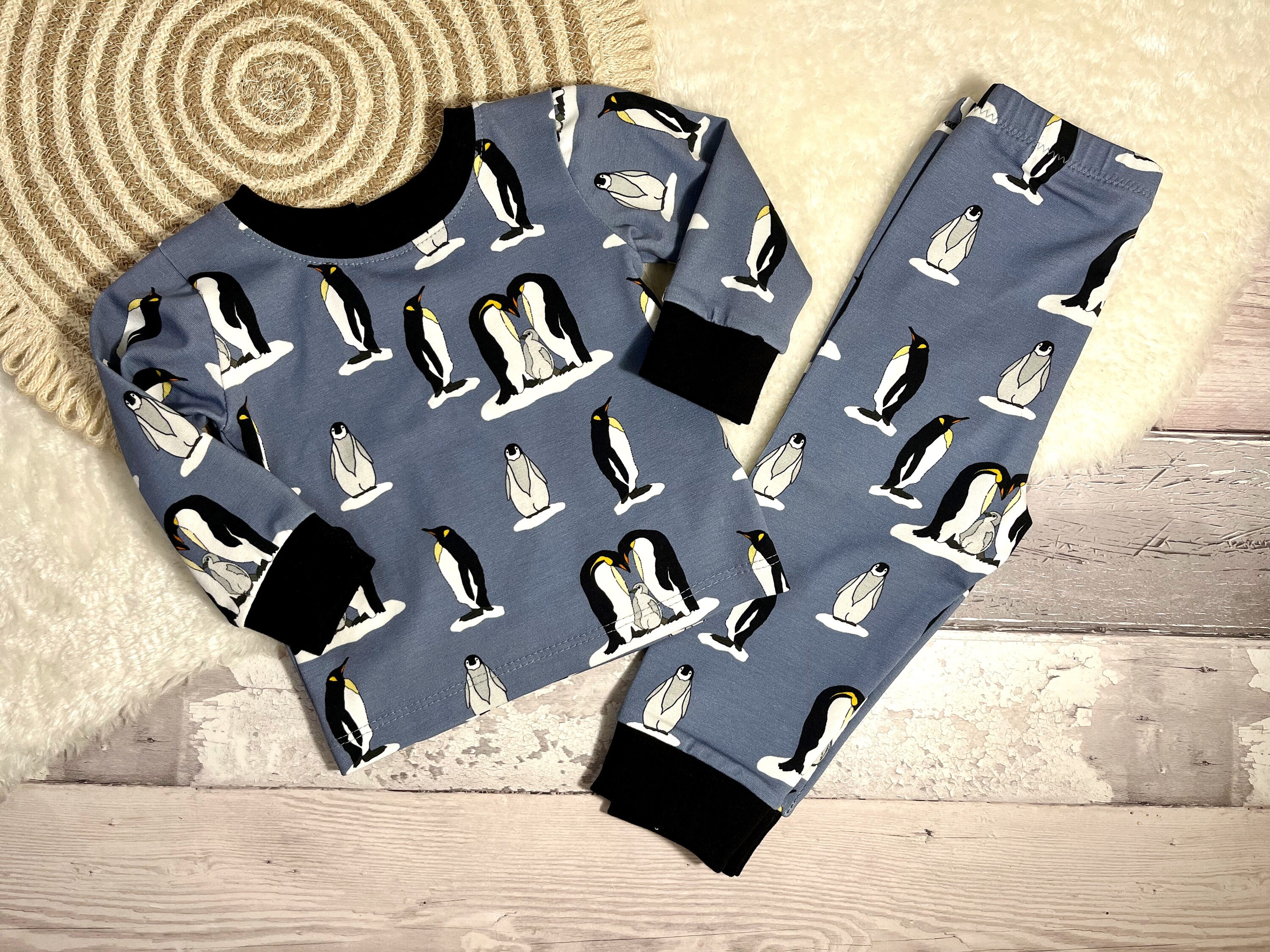 Boys penguin pyjamas hotsell