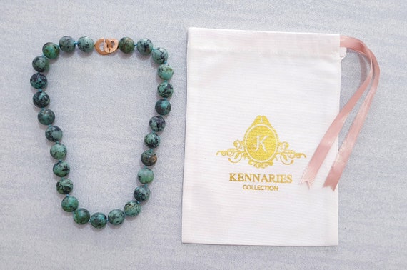 Turquoise statement necklace ,Gemstone Beaded Choker, contemporary style jewellery, Yellow Gold