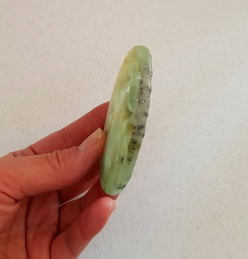 Green Jadeite Jade Pendant Bead Green Candian Jade Jade Etsy UK