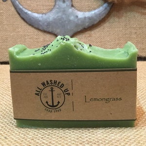 Lemongrass Handmade Soap Vegan Homemade Soap All Natural image 1