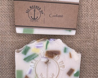 Confetti!- Handmade Soap- Vegan- Homemade Soap- All Natural