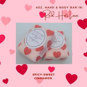 Red Hots Love Hand & Body Soap Bar