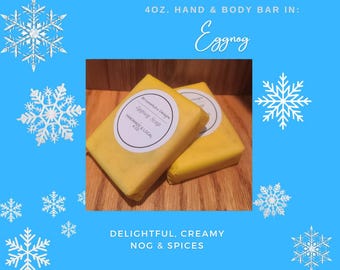 Eggnog Hand & Body Soap Bar