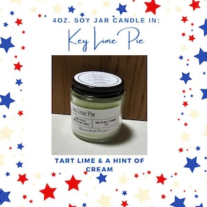 Key Lime Pie Soy Jar Candle