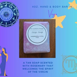 Virgo Hand and Body Soap Bar