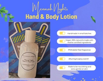 Lotion pour les mains et le corps Menorah Nights