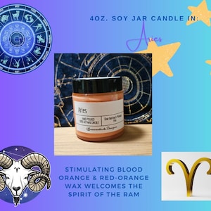 Aries Soy Jar Candle