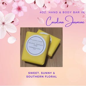 Carolina Jasmine Hand & Body Soap Bar