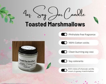 Toasted Marshmallows Soy Jar Candle