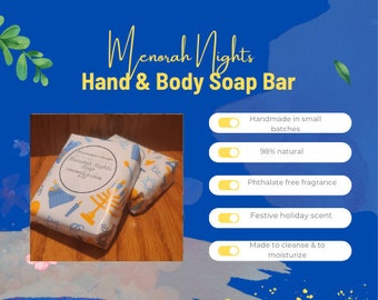 Menorah Nights Hand & Body Soap Bar