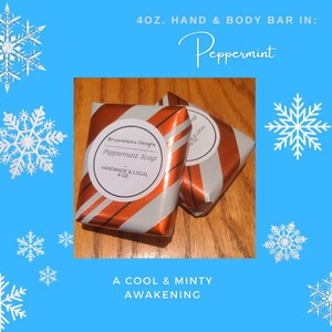 Peppermint Hand & Body Soap Bar