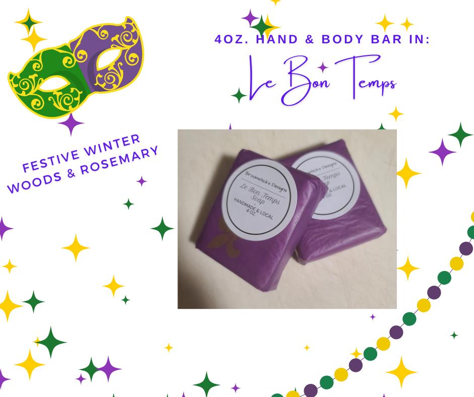 Le Bon Temps Hand & Body Soap Bar