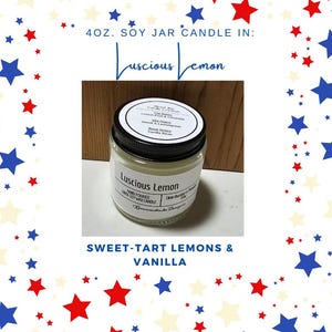 Luscious Lemon Soy Jar Candle