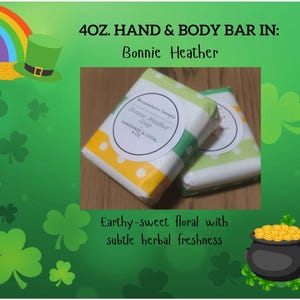 Bonnie Heather Hand & Body Soap Bar