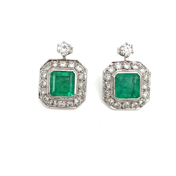 8.50 ct GIA Certified Colombian Emerald & Diamond 