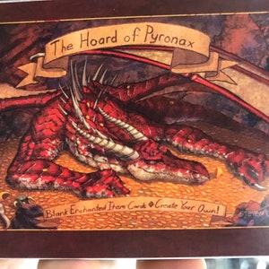 2 pack value!  Containing 1 deck of Tabletop D&D or Pathfinder blank magic item cards AND 1 deck of 5e homebrew illustrated magic item cards