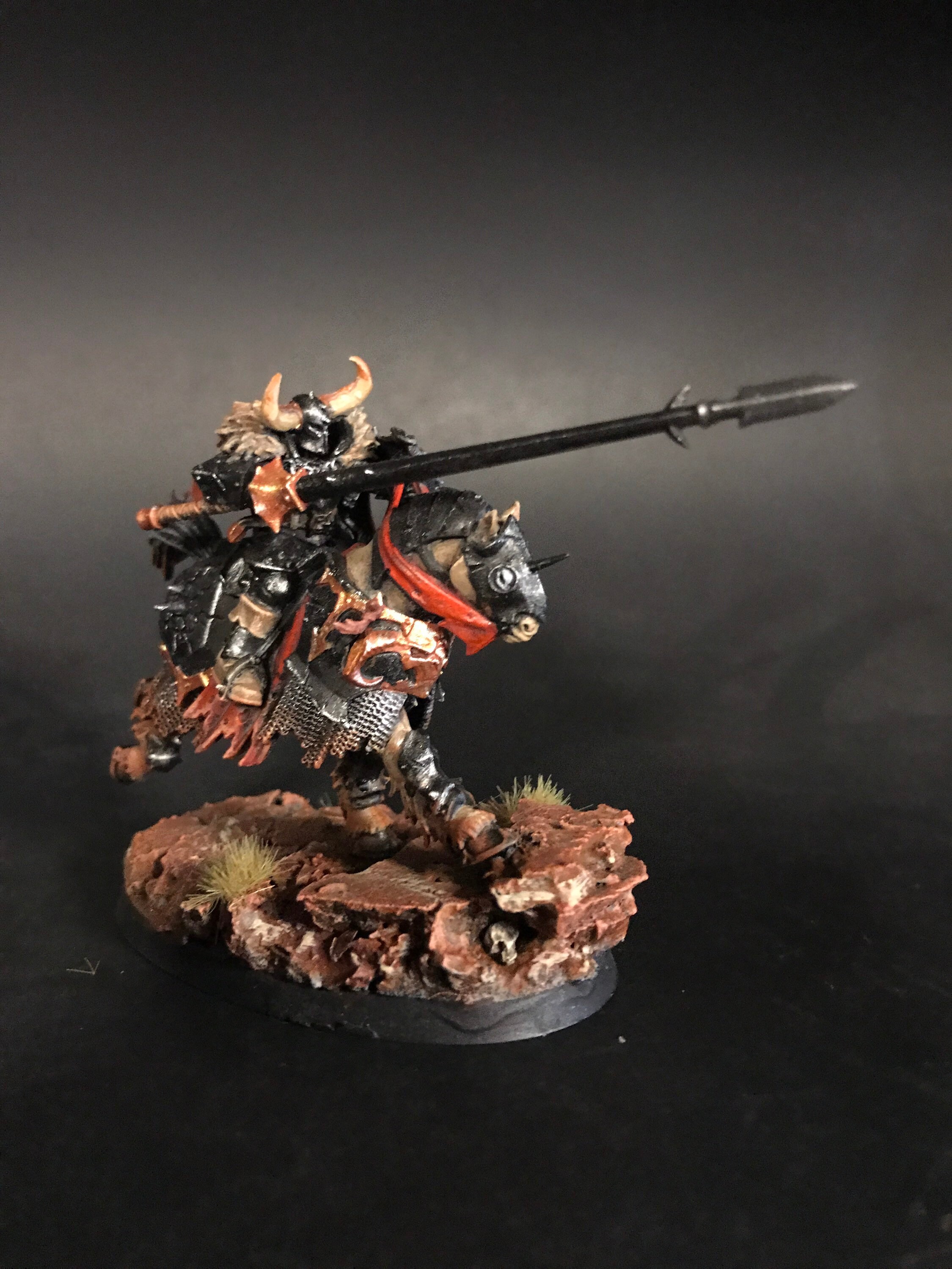 Pro Painted Slaves to Darkness Rider Warhammer Sigmar Dnd Etsy