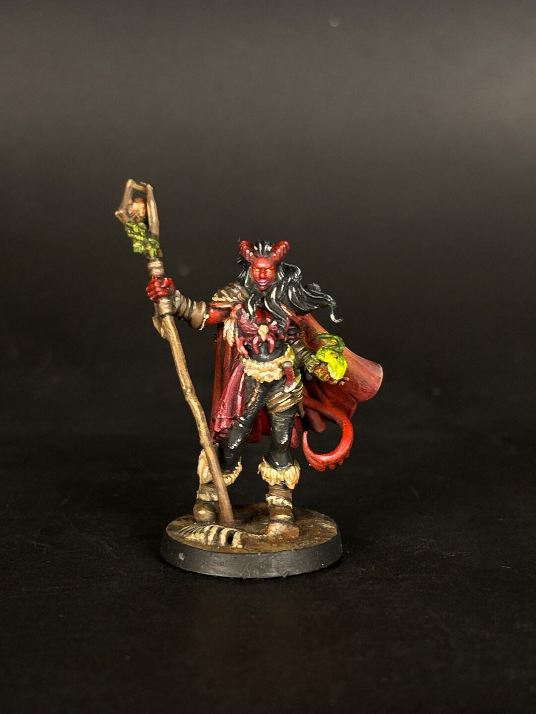 Pro Painted Female Tiefling Mini - Etsy