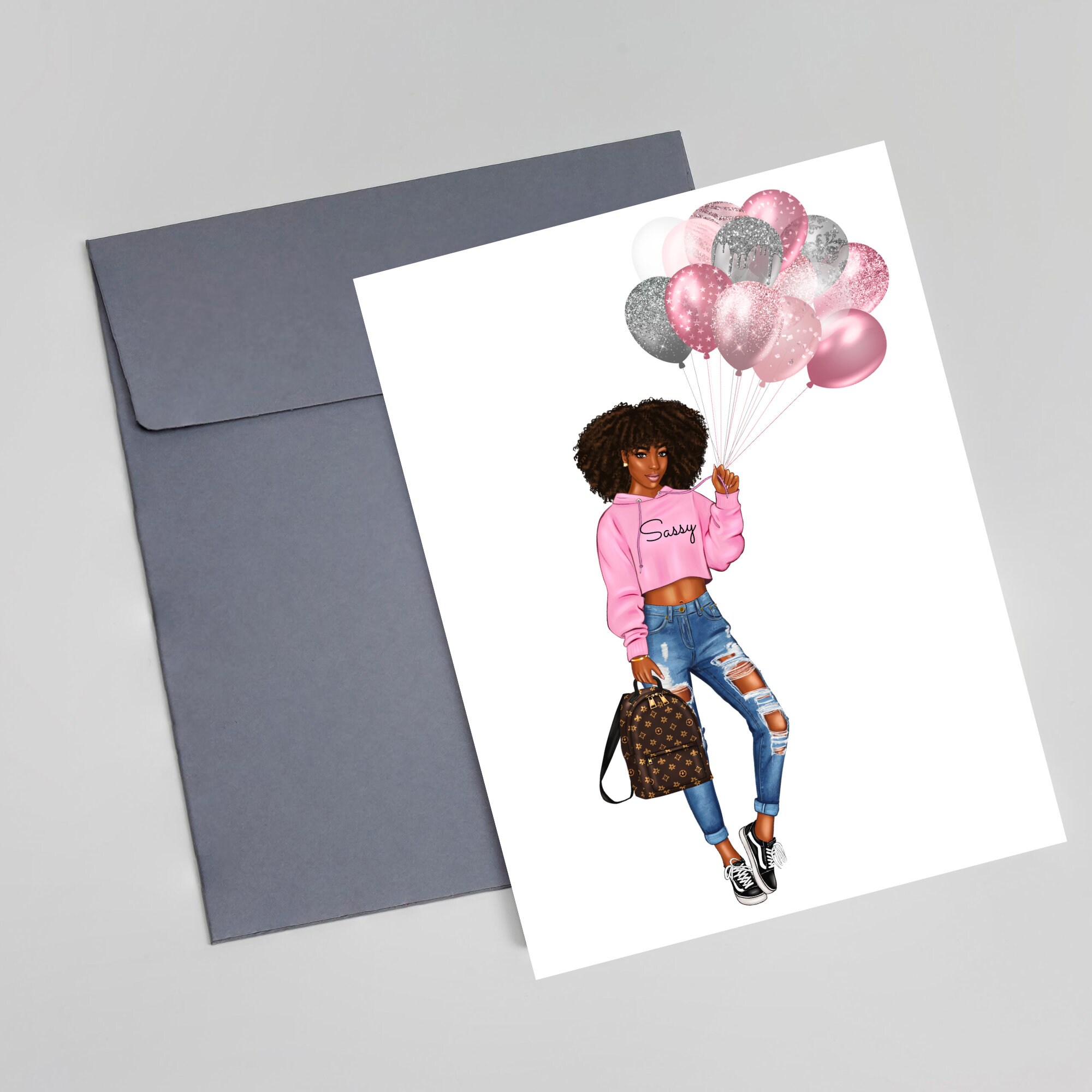 48 Black greeting cards to choose from. Black greeting cards Etsy