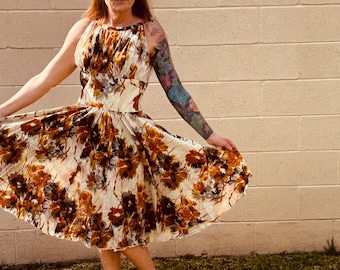 Vintage spaghetti strap dress