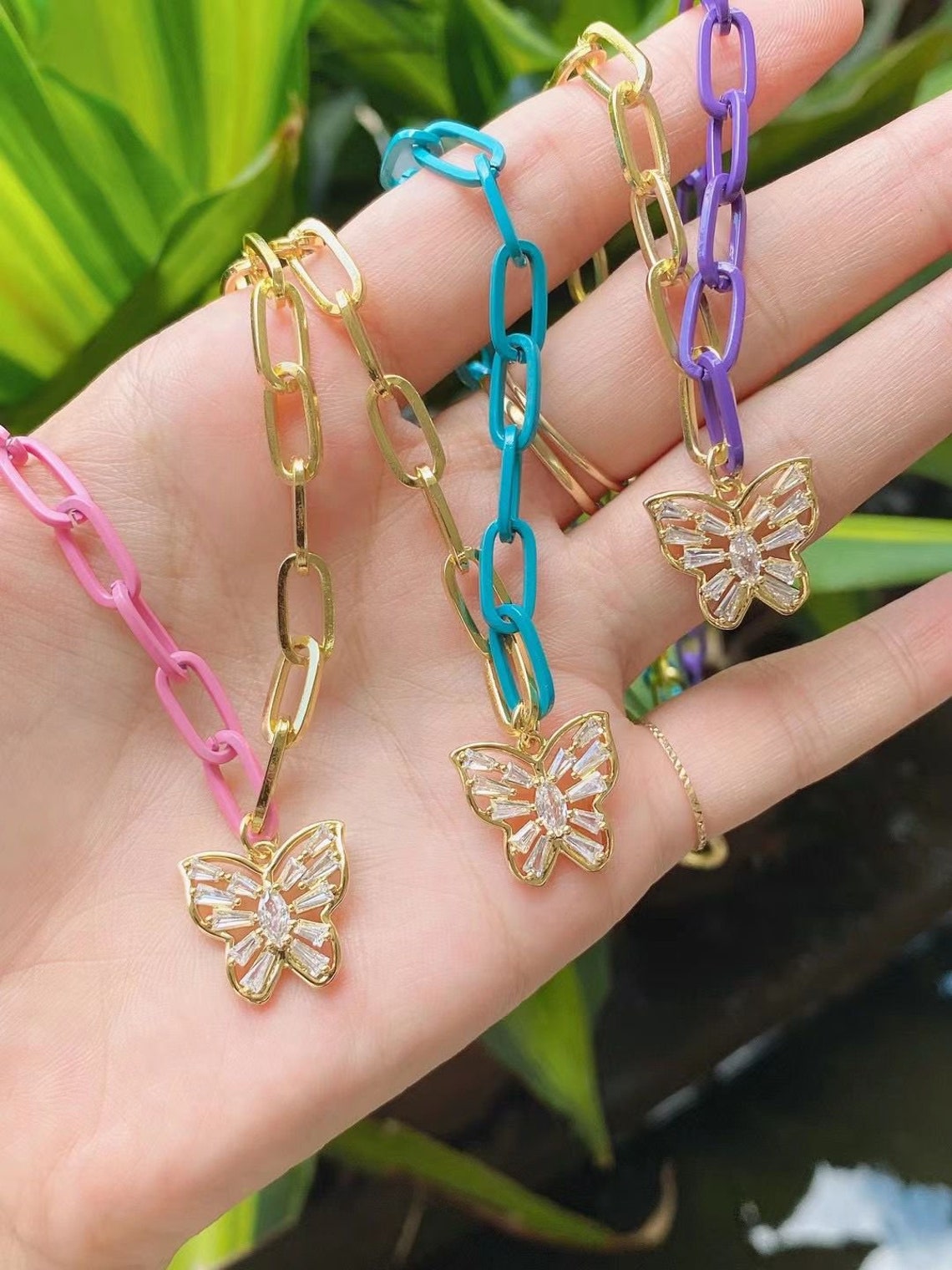 5PCS Butterfly Charms For Jewelry Making Butterfly Designer Etsy
