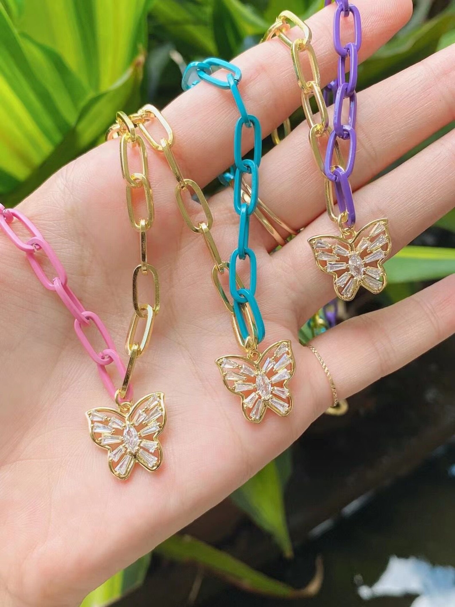 5PCS Butterfly Charms For Jewelry Making Butterfly Designer Etsy