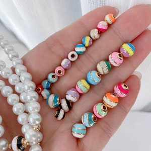 200 pieces 7x4mm 6x6mm mixed letter beads Charming beads for DIY jewelry  handmade bracelet accessories