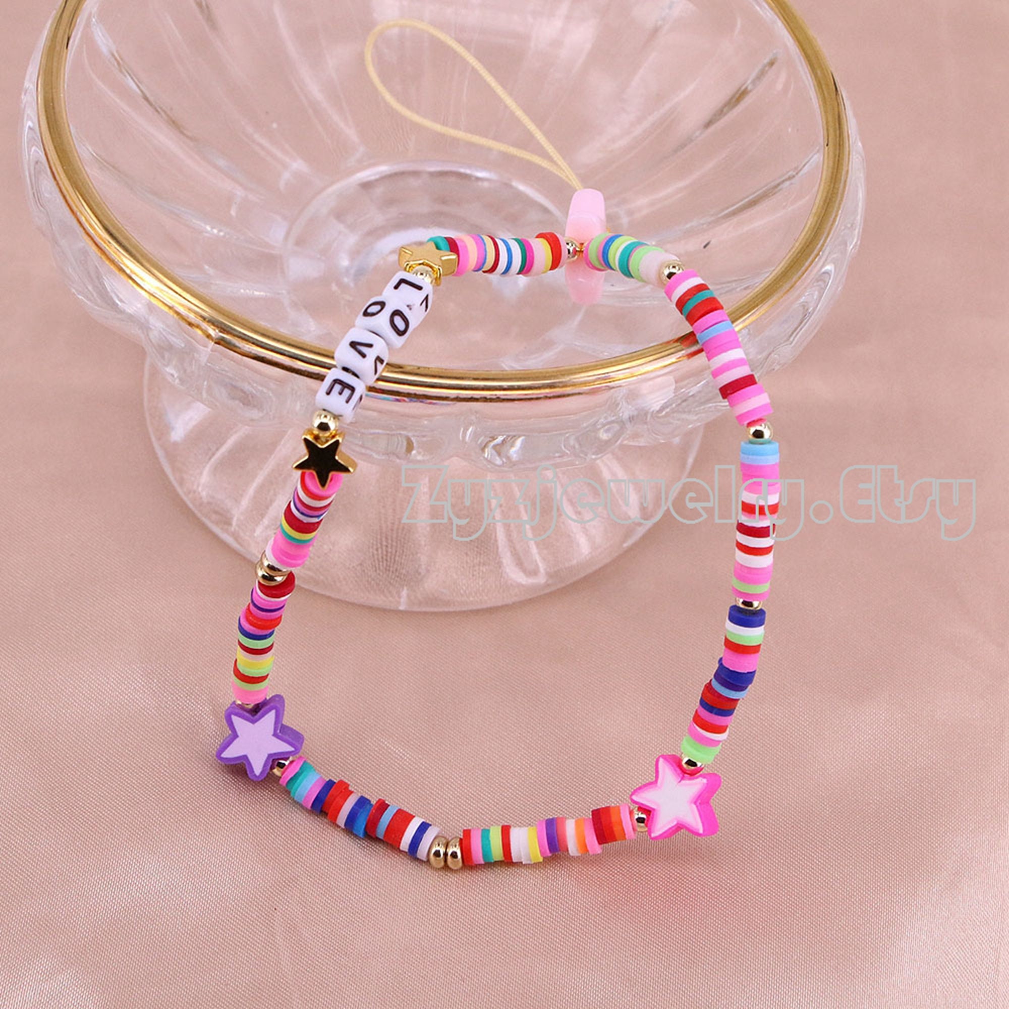 20MM beads phone chain。Customer-made color design - Shop 2703 Other - Pinkoi