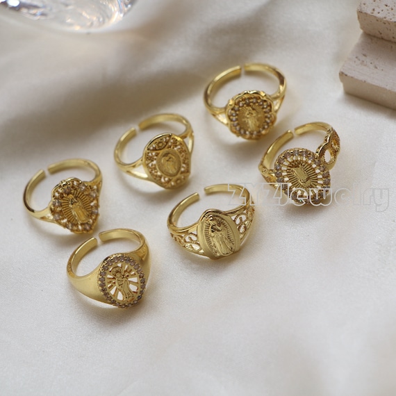 New Fashion Open Adjustable Rings For Women Punk Simple Design Gold |  Fruugo AE