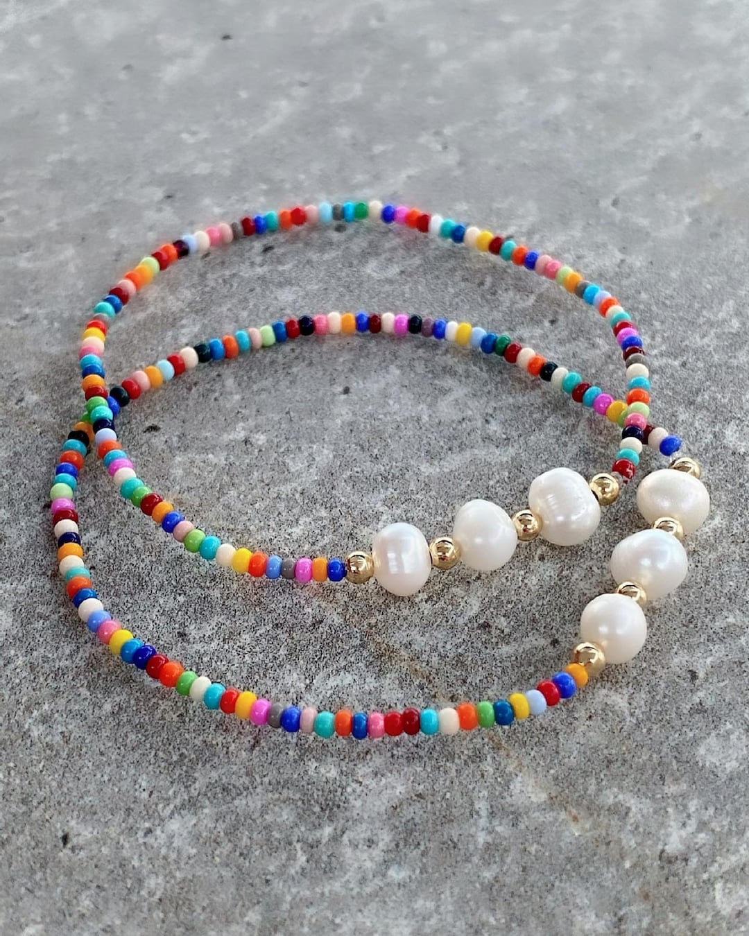 5PCS New Design Colorful Seed Beads Bracelets Bohemian - Etsy
