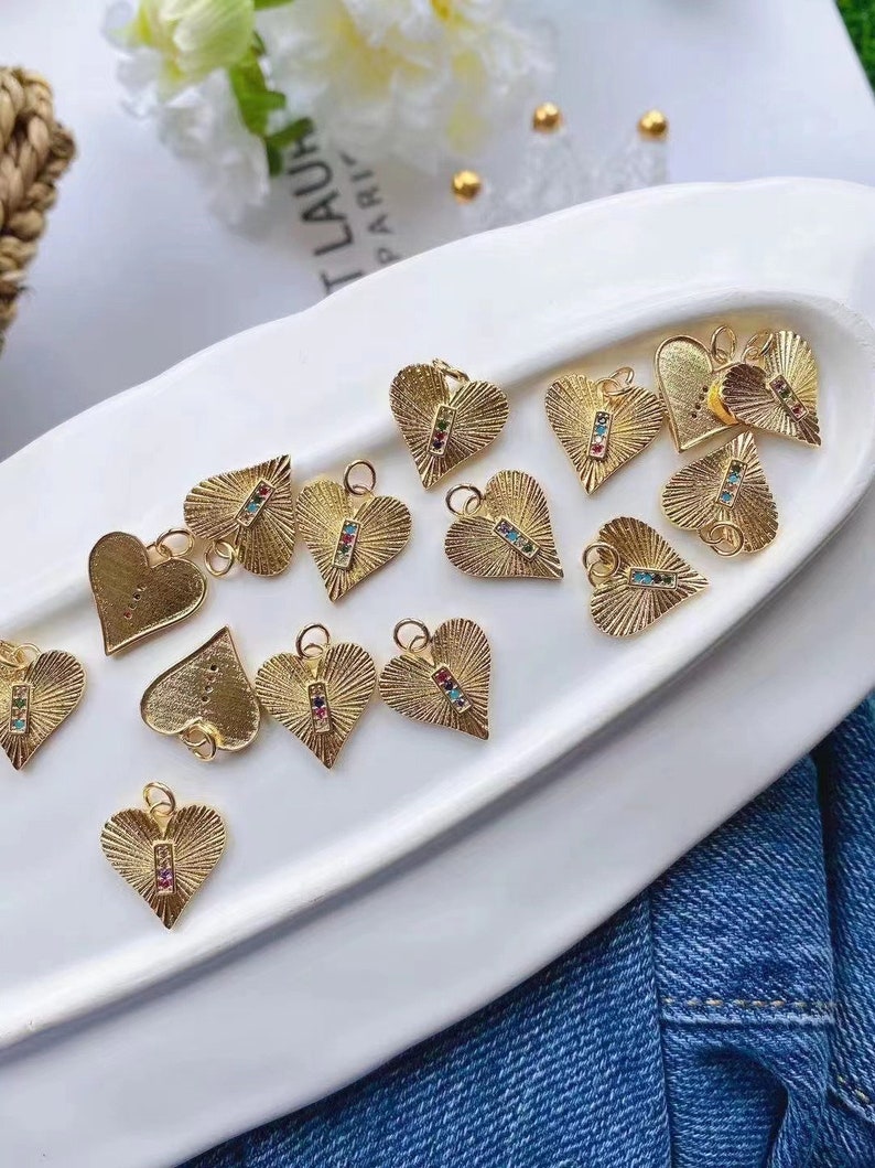 10PCS Shiny Gold Plated Heart Pendant Heart Necklace Charm Love Pendant Heart Medallion Gold Heart Pendant Heart Charm 10PCS Shiny Gold Plated Heart Pendant Heart Necklace Charm Love Pendant Heart Medallion Gold Heart Pendant Heart Charm