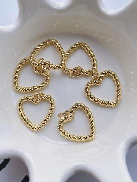 10PCS Shiny Gold Plated Heart Pendant Heart Necklace Charm Love Pendant Heart Medallion Gold Heart Pendant Heart Charm 10PCS Shiny Gold Plated Heart Pendant Heart Necklace Charm Love Pendant Heart Medallion Gold Heart Pendant Heart Charm