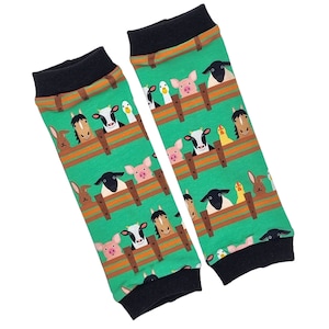 Cuffs Leg Warmers Baby Cuffs Children&#39;s Cuffs for Boys/Girls - Babylegs Legwarmer Leg Warmer Leg Warmer Baby and Children - Farm Green