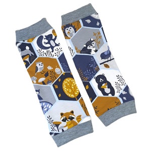Cuffs Leg Warmers Baby Cuffs Children&#39;s Cuffs for Boys/Girls - Babylegs Legwarmer Leg Warmers for Baby and Children - Forest Animals