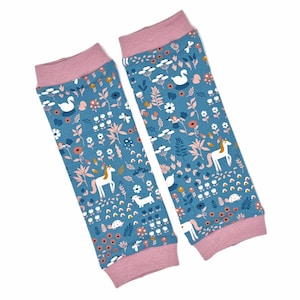 Cuffs Leg Warmers Baby Cuffs Children&#39;s Cuffs for Girls - Babylegs Legwarmer Leg Warmer Leg Warmer for Baby and Children - Animal Meadow Pink