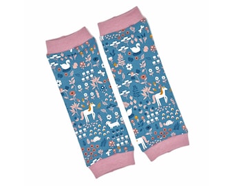 Cuffs Leg Warmers Baby Cuffs Children's Cuffs for Girls - Babylegs Legwarmer Leg Warmer Leg Warmer for Baby and Children - Animal Meadow Pink