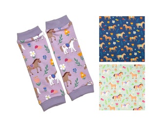 Poignets Jambières Poignets bébé Poignets pour enfants Filles - Babylegs Jambières Jambières Jambières Bébé Enfants - Chevaux Lilas Bleu Menthe Vert