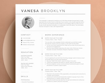 Modèle de CV créatif + lettre de motivation | Modèle de CV MS Word