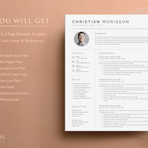 May include: A resume template with a white background and black text. The template includes sections for contact information, experience, skills, and education. The template is designed to help job seekers create a professional resume.