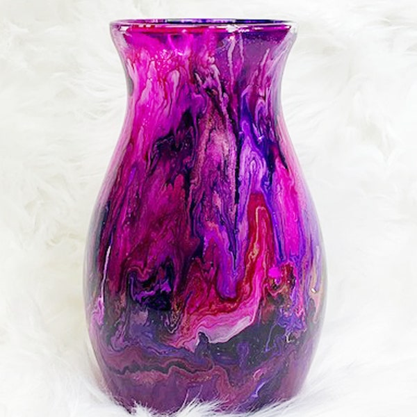 Hand Painted Vase Etsy