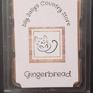 Hand-Poured Gingerbread Soy Wax Tarts