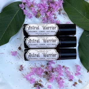 Astral Warrior Fragrance Oil | Bergamot, Lemon & Soft Musk Scent | BG3 Inspired Perfume Oil | 10ml Jojoba Oil Roll On | Lae’zel Gamer Gift
