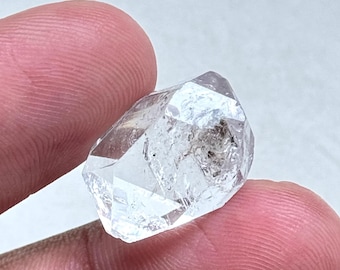 ハーキマーダイヤモンド原石：13 x 18 mm 天然水晶（ジュエリー用