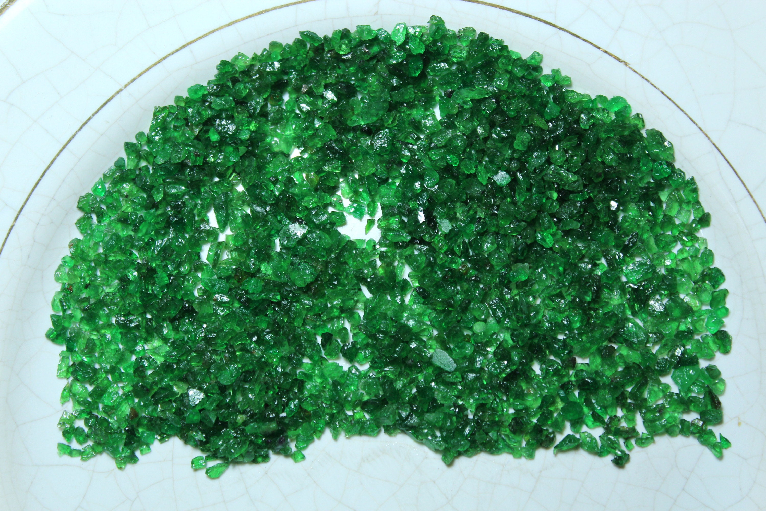Green garnet rough price shop