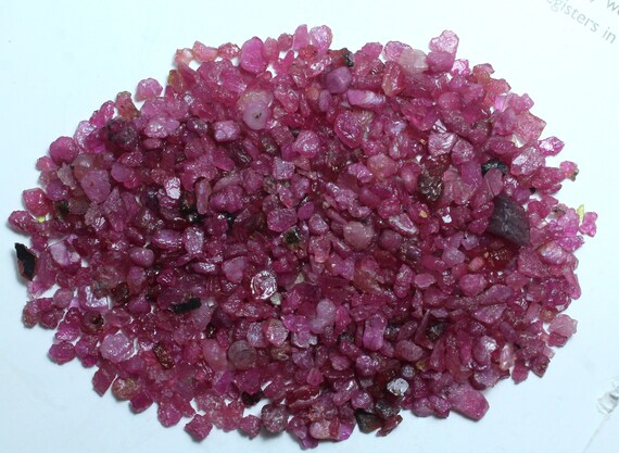 Wholesale Price Raw Ruby Rough Stone: Natural Red Crystal Nuggets (5-7mm)Faceting Ruby Uncut GEMS/Raw Ruby Nuggets Stone