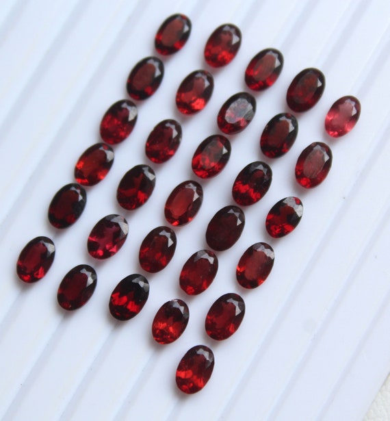 Buy 4x6mm Genuine Natural Mozambique Garnet Cut Stone Oval Faceted Garnet Stone Genuine Brown Loose Gemstone Garnet Jewelry Wholesale Stone Online in India Etsy