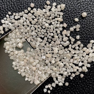 Gorgeous Natural White Diamond Rough Stone Uncut/3MM Real Raw Diamond Cheeps/Genuine Diamond Nuggets Stone/Conflict Free Diamond For Jewelry