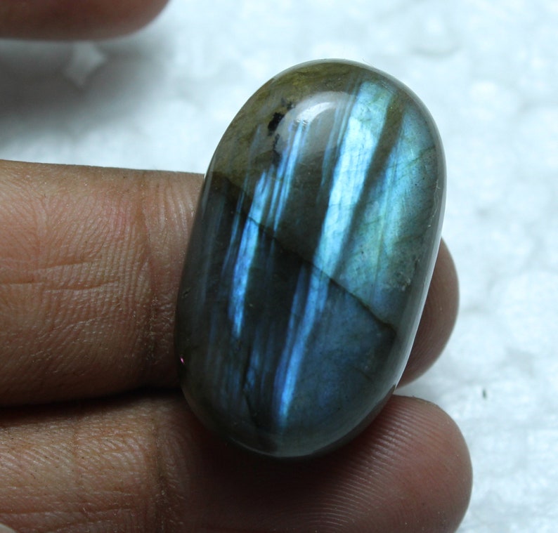 Pendant JewelryMaking Loose Labradorite Gemstone BL23 Beautiful Rainbow Fire Labradorite Cabochon 18x30mm Natural Raw Labradorite Gemstone
