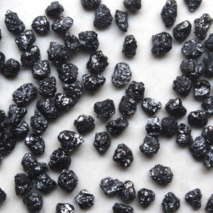 3-4MM Natural Raw Diamond Rough Stone/Real Diamond Cheeps/Genuine Black Diamond Stone/Loose Diamond Uncut/Conflict Free Diamond For Jewelry
