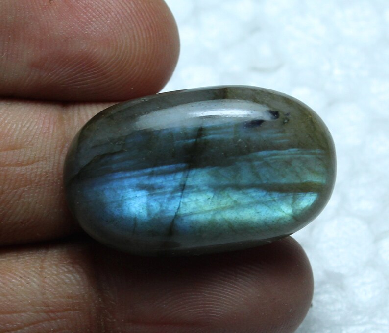 Pendant JewelryMaking Loose Labradorite Gemstone BL23 Beautiful Rainbow Fire Labradorite Cabochon 18x30mm Natural Raw Labradorite Gemstone